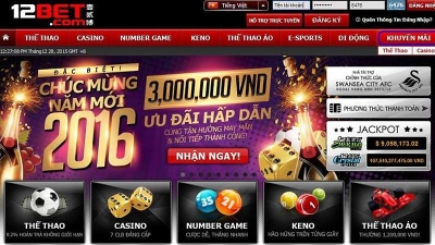 12bet - Thương hiệu cá cược trực tuyến đẳng cấp quốc tế